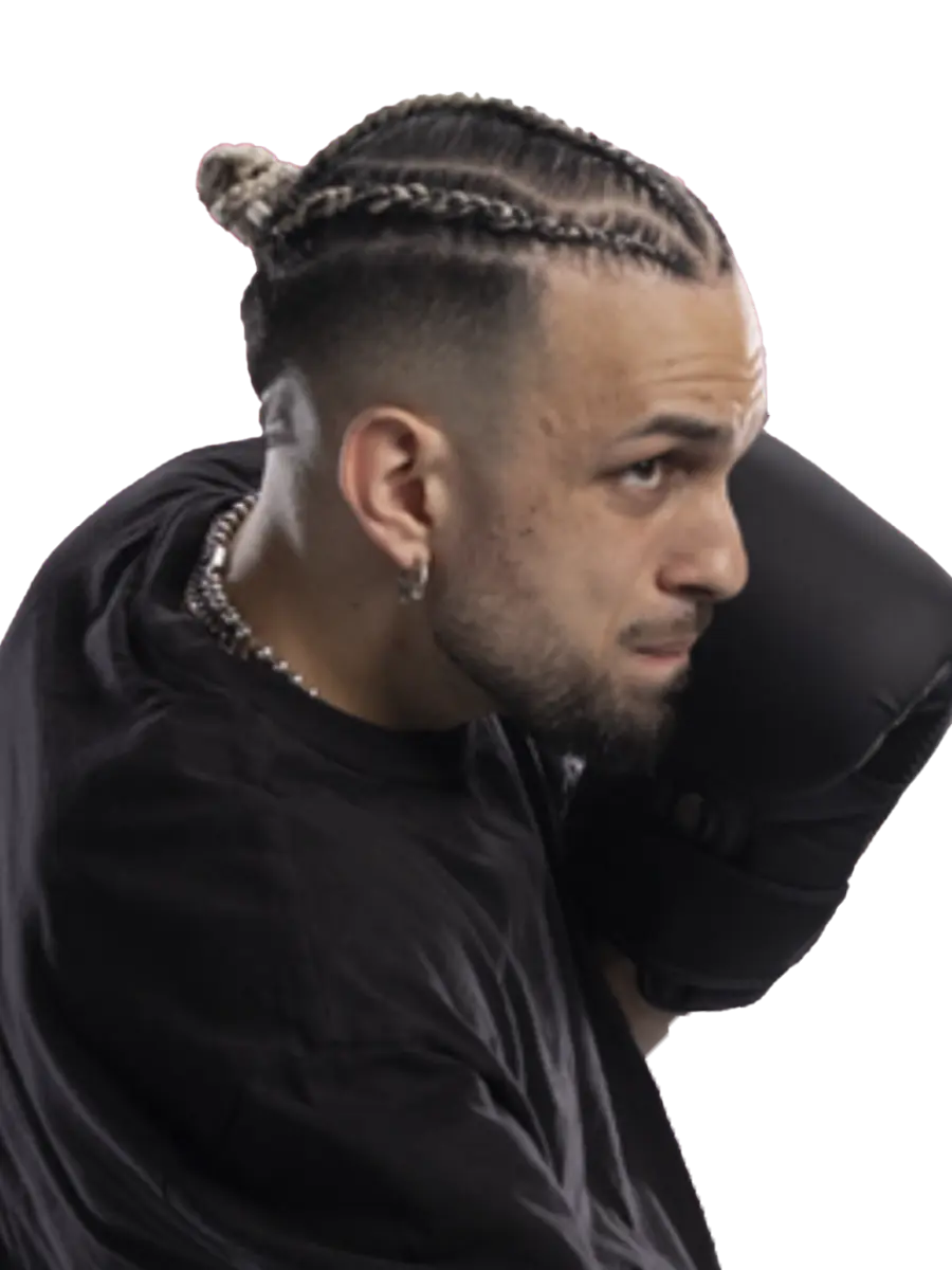 Tarjeta del boxeador Peereira