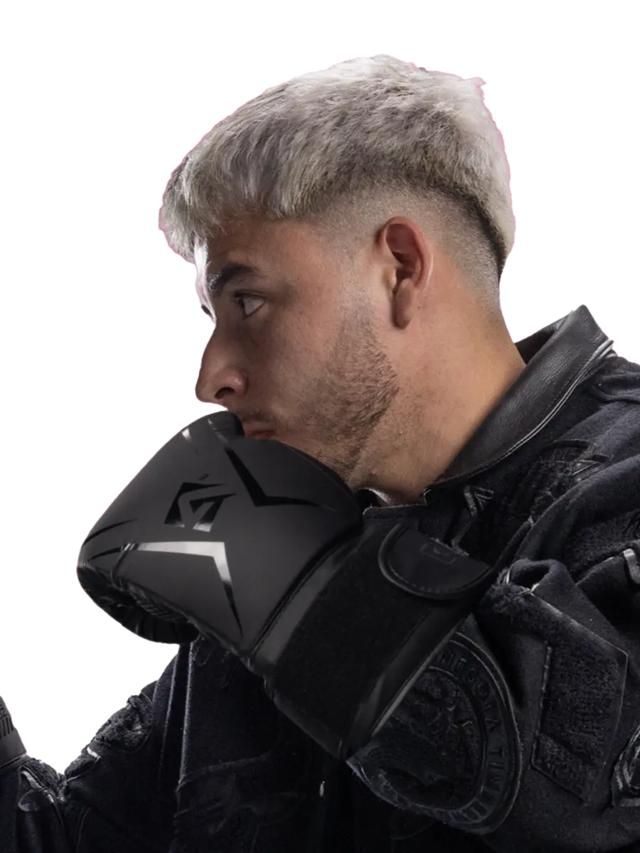 Tarjeta del boxeador Rivaldios